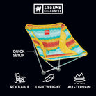 Monarch chair rockable lightweight all-terrain quick setup