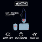 siesta hammock pillow ultra-soft stays anchored in place multi-use best hammock accessory